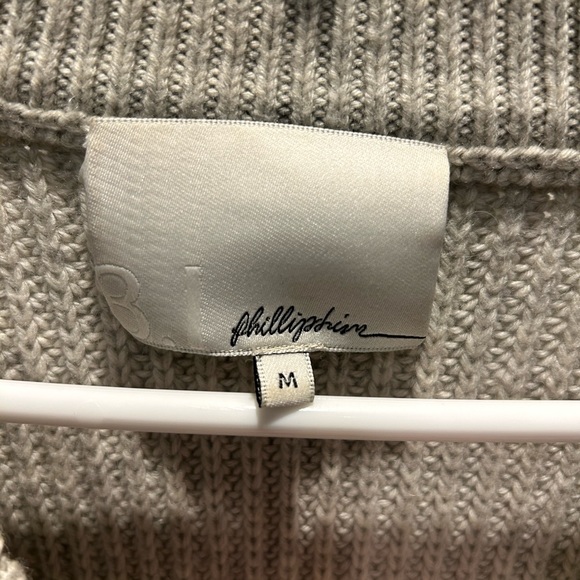 3.1 Phillip Lim Boxy Two Tone Sweater Sz M - Picture 8 of 8